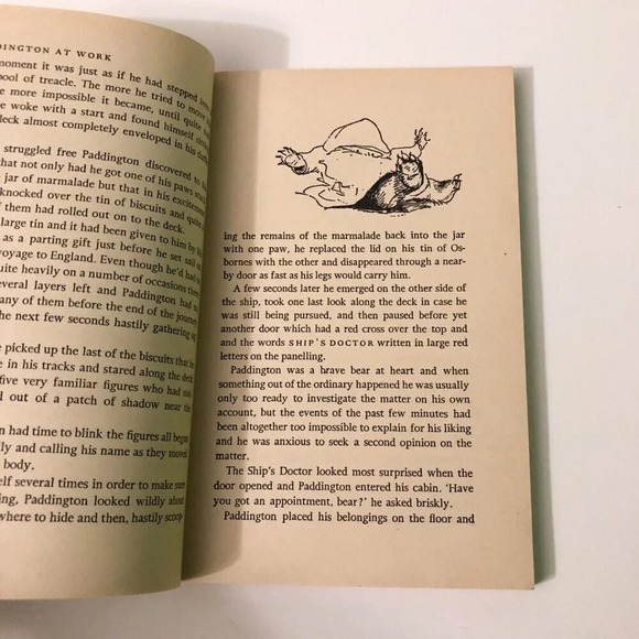 Vtg 1969 Paddington Bear At Work Puffin Books Paperback Michael Bond - Picture 11 of 16